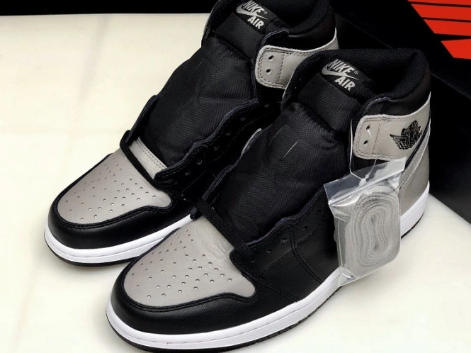 Rep TB Jordan 555088-013 Air OG Shadow 1 Retro High Black Grey 0819
